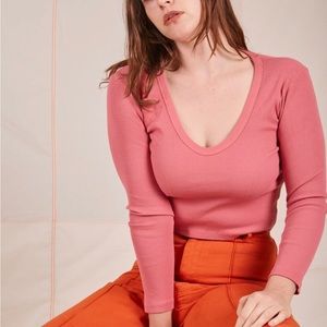 Bug Bud Press long sleeve v neck tee - 3x